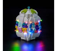 Hilighting Kit d'éclairage LED compatible avec Lego - Œufs de Pâques décoratifs - Décoration lumineuse compatible avec Lego 40816 - Cadeau pour les amoureux de Pâques, de printemps et de vacances