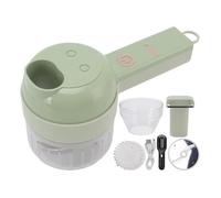 Hililand mini hachoir à légumes électrique Coupe-légumes électrique 4 en 1 Mini 200 ml USB chargeant le robot culinaire sans