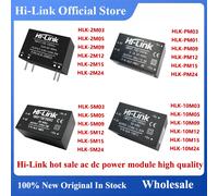 Hilink 3W 5W 10W 220V 240V 5V 12V 24V AC DC convertisseur HLK-PM01 nouveau Module d'alimentation d'origine PM12 3M05B 3M05C 3M12C 5M05 10M05 HLK-5M05 (5W 5V)