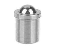 Hilitand 20 Pcs 304 Billes en Acier Inoxydable de Précision de Piston Plongeur Billes de Positionnement à Ressort du Piston Lisse à Bille(φ 4 * 5)