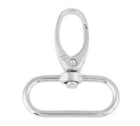 Hilitand 20 pcs en alliage de zinc Sac fermoirs pivotant Trigger Clips Crochets Porte-clés, 32mm