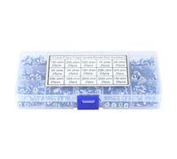 Hilitand 375pcs kit Assortiment de Résistance Variable 15 Valeurs Kit Assortiment de Potentiomètre Résistance avec Boîte