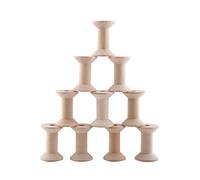 Hilitand Bobine en Bois Spoule Bobine Fil Vide en Bois (10pcs)