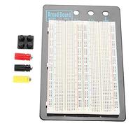 Hilitand Breadboard sans Soudure Planche à Pain 1660 Points Plug-in Trous en ABS, Test du Circuit de Soudure sans Lit d'Essai