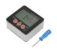 Hilitand Jauge d'angle Numérique, Inclinomètre Numérique IP54 avec Base Magnétique et Ecran d'Affichage à Cristaux Liquides, Précision Rapide 4 x 90 °(Black)