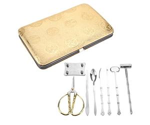 Hilitand Outils de Fruits de Mer de Crabe 8pcs en Acier Inoxydable pour Traitement des Coquilles de Crabe