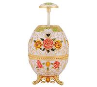 Hilitand Porte-Cure-Dent Modèle de Fleur de Distributeur en Alliage d'étain en Métal de Support à Cure-Dents Vintage(#1)