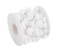Hilitand Rose Perles Artificielles Perles Garland String DIY Décoration De Mariage, Faux Cristal Perlé 10m/Roll 3mm (Blanc)