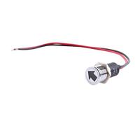 Hilitand Voyant de Voiture Témoin Indicateur de Lumière de de Brouillard d'Avertissement de Panneau de Bord de 12V LED, Vert(Green)