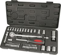 Hilka 02204302 3/8 "et 1/4" Drive Socket Set métrique (43 pièces)