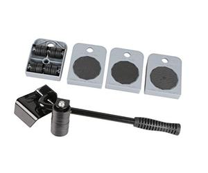 Hilka Tools 77255505 Lot de 5 rouleaux pour appareils électroménagers, noir/argent