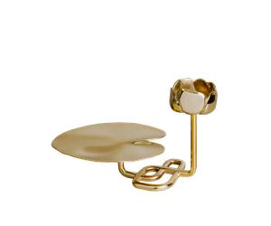Hilke Collection Bougeoir Ninfea No.2 Laiton