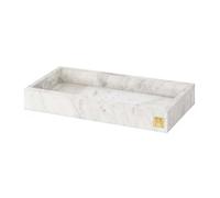 Hilke Collection Plateau avec rebord Hilke Collection 30x15 cm Marbre blanc
