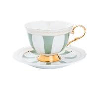 Hilke Collection Tasse avec sous-tasse Strisce Salvia 22 cl