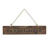 Hill 1975 in The Garden Plaque en Bois Rustique Motif Message Multicolore Taille Unique