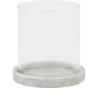 Hill Interiors - Lanterne tempête "Athena" HI4933 (21 cm x 18 cm x 18 cm) (Blanc)
