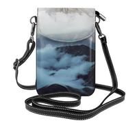 Hill Station Petit portefeuille à bandoulière avec rabat pour téléphone, parfait pour le shopping, les voyages et une utilisation quotidienne.