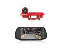HILLAR Caméra De Recul pour Opel pour VIVARO 2014 Écran D'affichage De 7 Pouces pour Rétroviseur De Voiture avec Caméra De Recul Et Feu Stop Caméra Arrière(with Bracket)