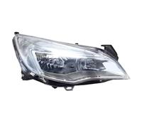HILLAR DLR Feu Circulation Pour Opel pour Astra J 2009-2014 phare avant de pare-chocs avant lampe frontale phare avant halogène