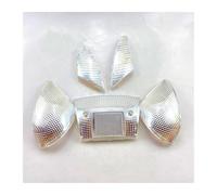 HILLAR Feu arrière moto Couvercle De Clignotant Avant, Feu Stop Arrière, Couvercle Feu De Stop En Verre Transparent Pour Moto Pour Jogging 50 ZR 3YK Feux Arriere Moto(MULTI)