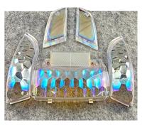 HILLAR Feu arrière moto Couvercle Feu Arrière Moto En Verre Transparent Pour Dio50 Af17 Af18 Af25, Boîtier Clignotant Avant Et Feu Freinage Arrière Feux Arriere Moto(MULTI)