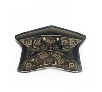 HILLAR Feu arrière moto Pour KAWASAKI Pour Z900 Pour Z650 Pour Ninja 650 2017 2018 2019 Feu Arrière Clignotant Clignotant Lampe LED Intégrée Frein Feux Arriere Moto(Smoke)