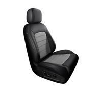 HILLAR pour Cayenne pour 996 pour Macan pour Boxster Housses De Siège Auto en Cuir Accessoires De Luxe Imperméables pour Intérieur De Voiture Housses De Siège(Full Set Black Gray)