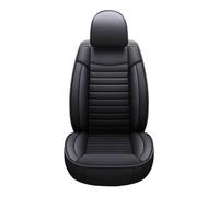 HILLAR pour Hyundai pour Tucson pour Kona pour Ioniq 5 I30 Ix35 I20 I40 Housse De Siège Auto Universelle en Cuir Noir Bleu Rouge Et Blanc Housses De Siège(1 Piece Black)