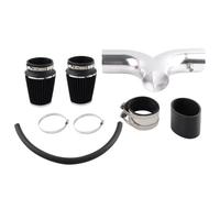 HILLAR Système D'admission d'air en pour Jeep pour Grand pour Cherokee 4.7L V8 1999-2004 3. Double Tube en Aluminium + Kit D'induction D'admission d'air De Filtre