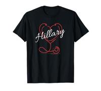 HILLARY A Nurse Gift Cute Doctor Designer Personalized Nurse T-Shirt