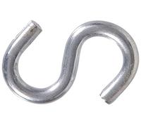 Hillman The Group 320233 Lot de 100 crochets en S plaqués zinc 1,77 x 3,8 cm