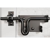 HILLMASTER Loquet de portail coulissant robuste en métal pour clôtures en bois, portes de grange