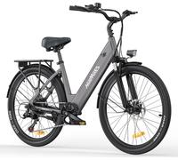 HillMiles E Bike, City E-Bike & E-Hollandrad avec batterie 36V 13Ah jusqu'à 80-100km, SHIMANO 7-vitesse, 250W Motor&25km/h, MileCity1