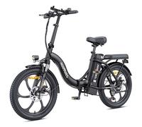 Hillmiles MilePort 1 - Vélo Électrique Pliable 20"" VTC Noir | 250W • 36V13Ah • Autonomie 60km • Pneus 20 pouces