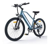 Hillmiles MileTrail Vélo Électrique 26"" Batterie 36V 13Ah Double Suspension Bleu