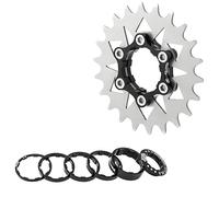 HillMiles MTB Roue Libre de vélo à Vitesse Unique 12/13/14/15/16/17/18/19/20/21/22T Cassette à Vitesse Unique avec entretoise