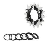 HillMiles MTB Roue Libre de vélo à Vitesse Unique 12/13/14/15/16/17/18/19/20/21/22T Cassette à Vitesse Unique avec entretoise