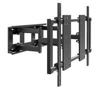HILLPORT Support Mural TV Orientable Bras Articulé Expert pour Téléviseurs 75 à 130 Pouces Plat Courbé Jusquà 150 kg VESA 1000x600mm Installation Murale Renforcée DY1100