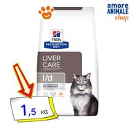Hills Aliment Médical Pour Chats L/D Soins Du Foie Nourriture Sèche 1,5 Kg