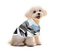 Hills and Oceans T-shirt pour chien, chiot et animal de compagnie, débardeur élastique, mignon, respirant, doux, taille M