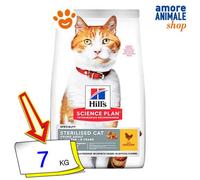 Hills Cat Science Plan Adulte Stérilisé Poulet Croquettes Pour Chats 1,5/7/10 Kg