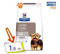 Hills Croquettes Pour Chiens Prescription Diet L/D Soins Du Foie 1,5 Kg