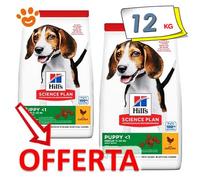 Hills Dog Science Plan Puppy Medium Poulet Croquettes Chiens 2,5/12 Kg