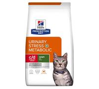 Hill's Prescription Diet C/d Urinay Stress + Metabolic Croquettes Pour Chat Au Poulet 3kg
