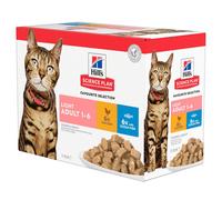 HILL'S-Pâtée féline adulte light multipack 12 x 85 g