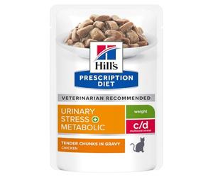 Hill's PD Feline Urinary Stress Metabolic c/d - Wet Cat Food - 85 g