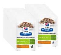 HILL'S PD Prescription Aliment métabolique pour chats diététiques, sachet de 24x85g