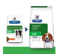 Hill's Prescription Diet™ r/d Aliment pour chien au poulet Pellet(S) 4 kg