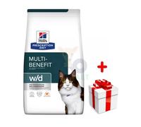 Hill's PD Prescription Diet Feline w/d Poulet 1,5kg+Surprise