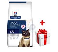 HILL'S PD Prescription Diet Feline z/d Sensibilités alimentaires 1,5 kg+Surprise